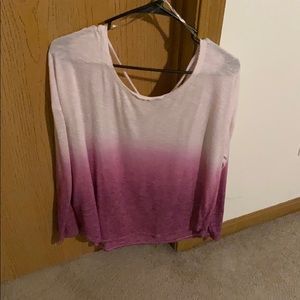 Pink ombré shirt
